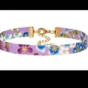 Colorful  Flower Lace Choker Necklace